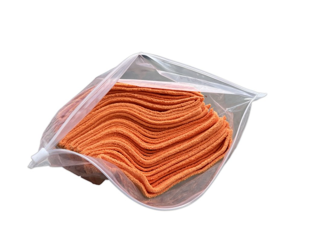 Balení 10 bezešvých utěrek z mikrovlákna ZviZZer