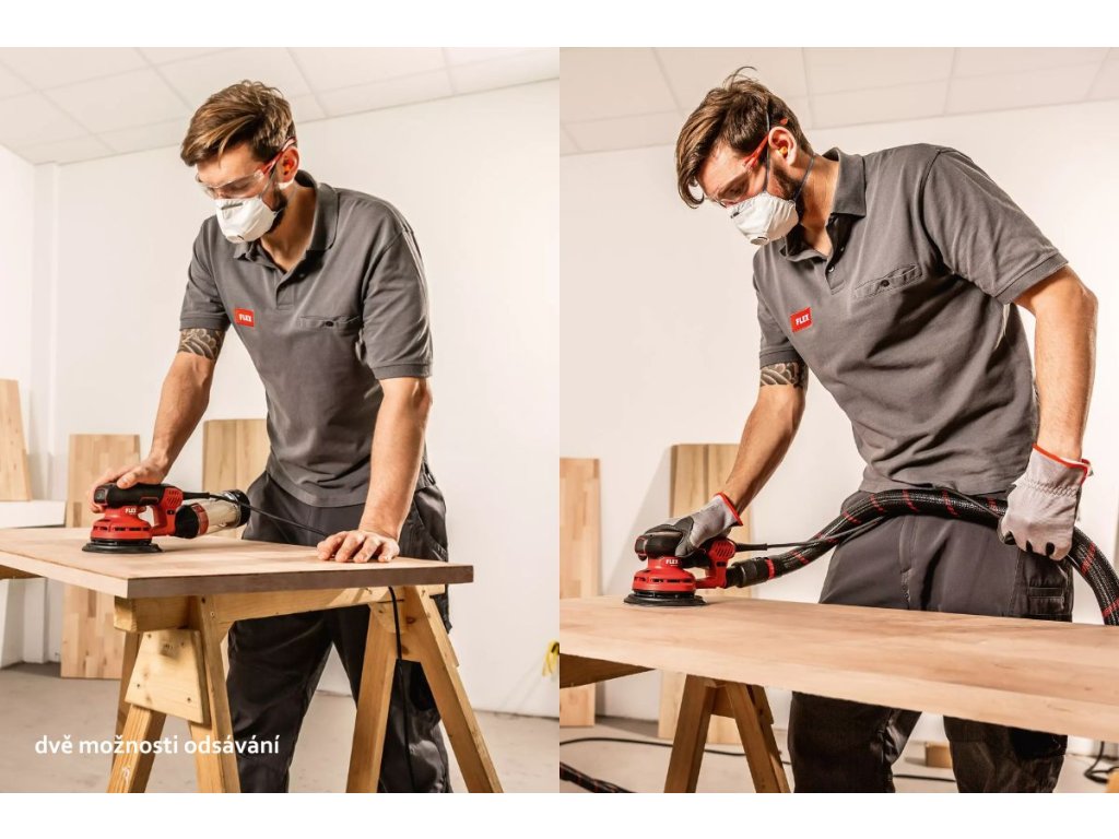 FLEX ORE 5-150 EC - výkonná excentrická bruska s regulací otáček