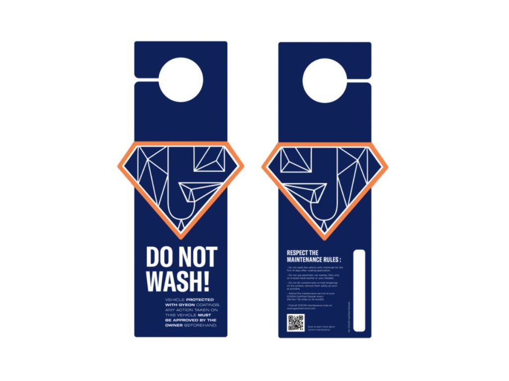 Visací upozornění Gyeon Hanger