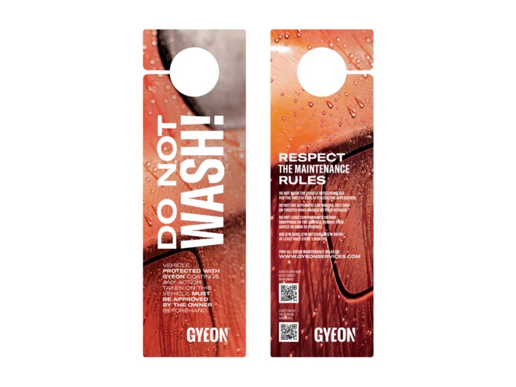 Visací upozornění Gyeon Hanger