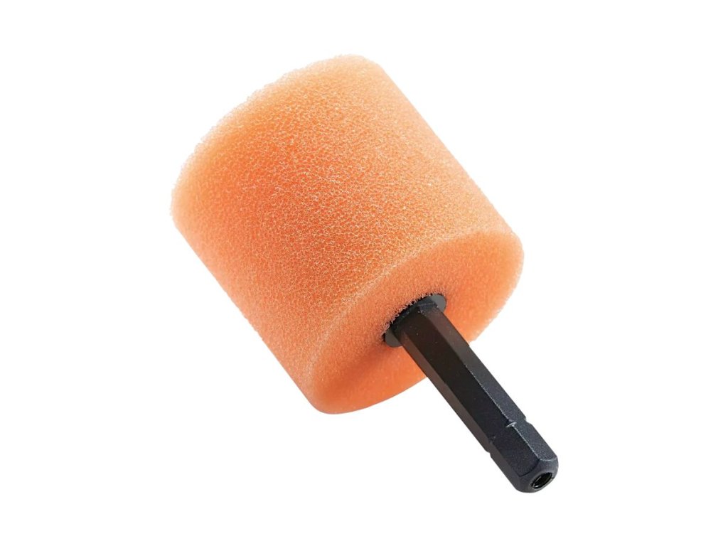 Oranžová houbička na finiš