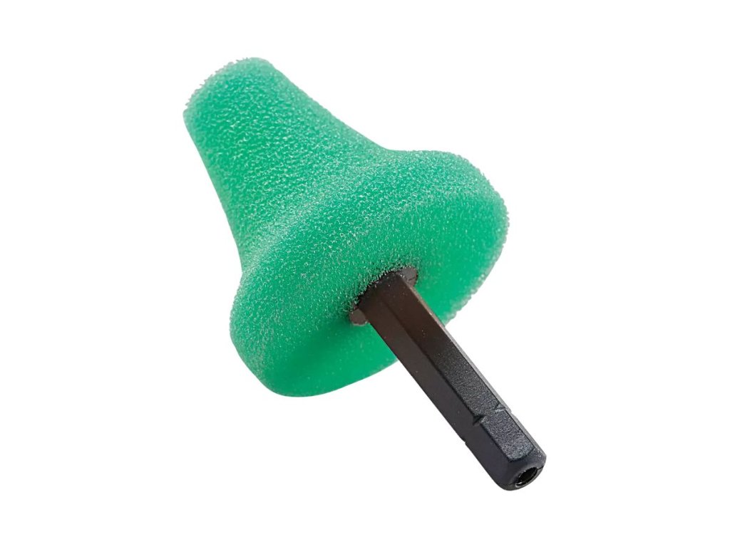 Zelená kuželová houbička na detailní korekce