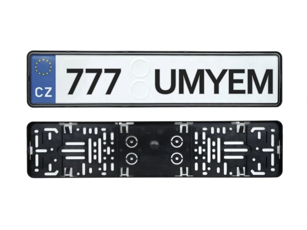 Minimalistický držák SPZ Plexiclick PRO V1