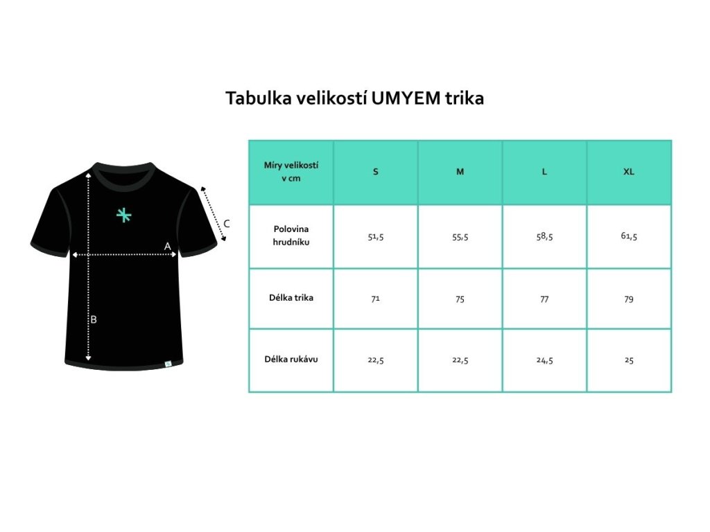 Tričko UMYEM – design a pohodlí v jednom