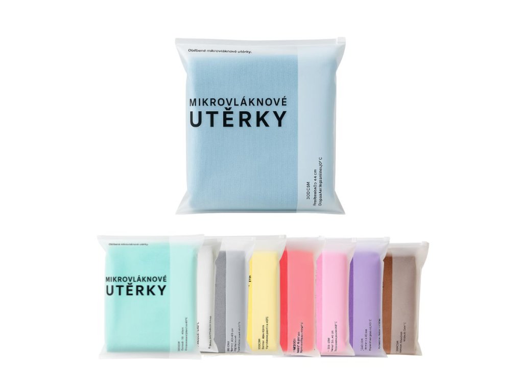 UMYEM mikrovláknové utěrky – sada 5 ks