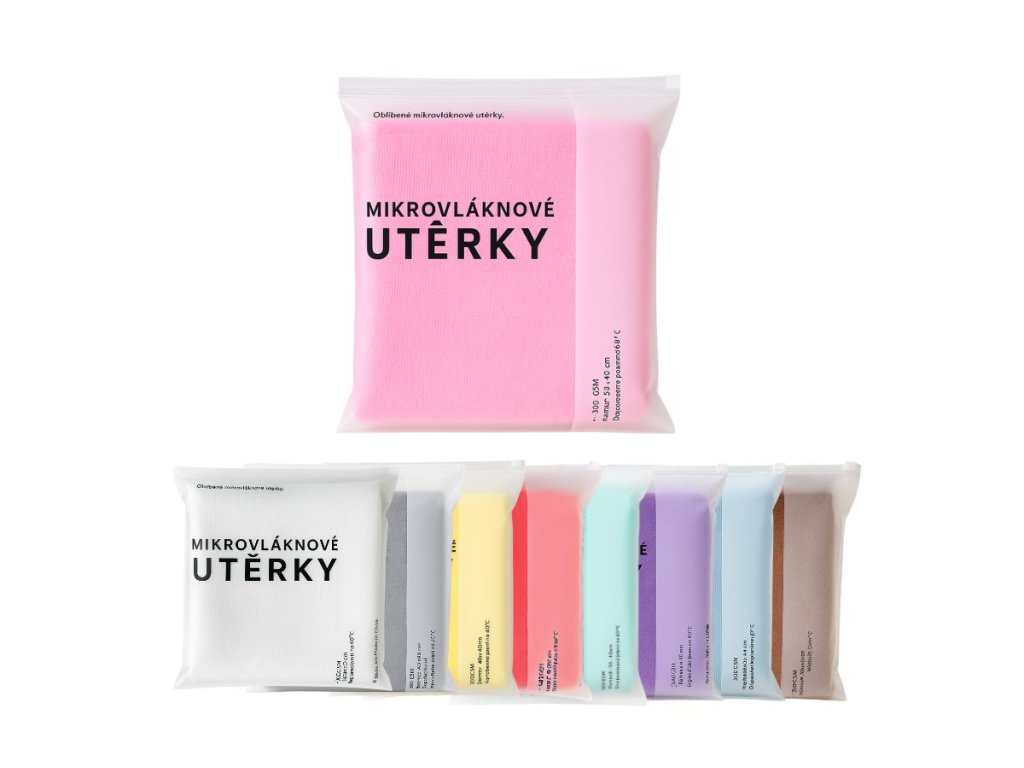 UMYEM mikrovláknové utěrky – sada 5 ks