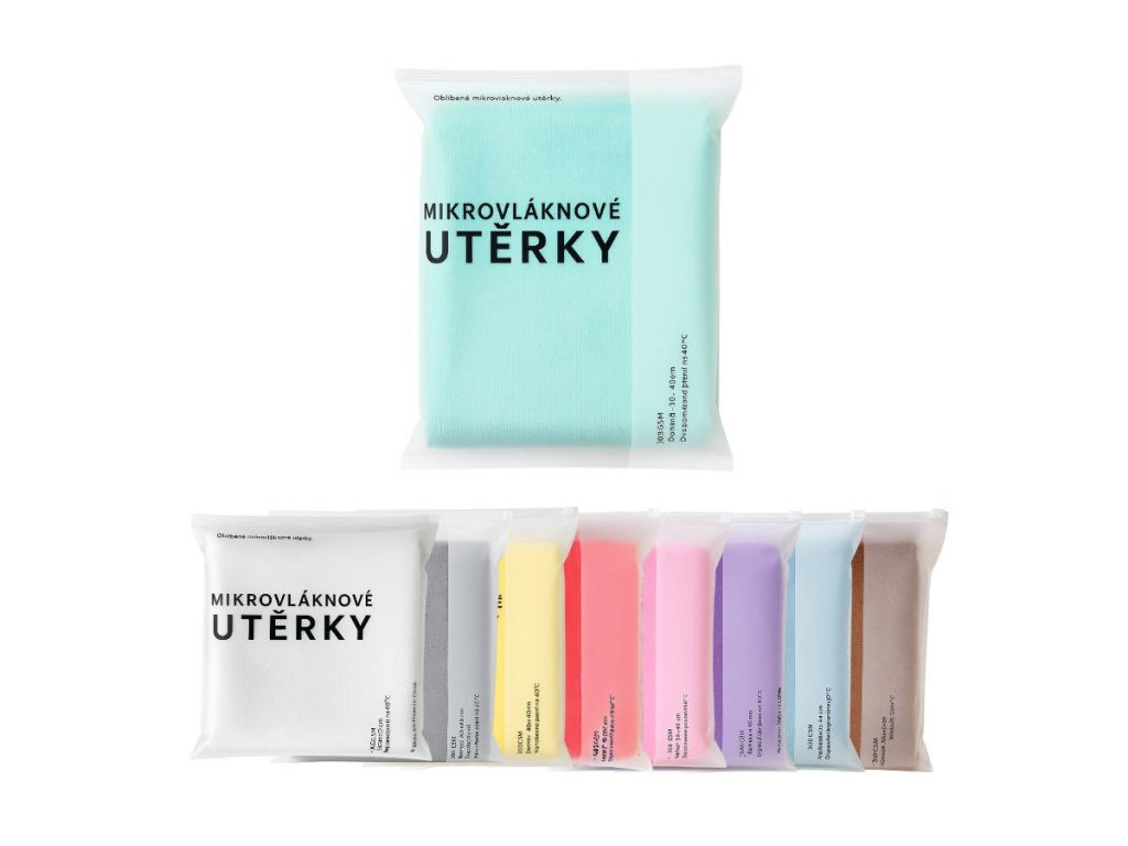UMYEM mikrovláknové utěrky – sada 5 ks