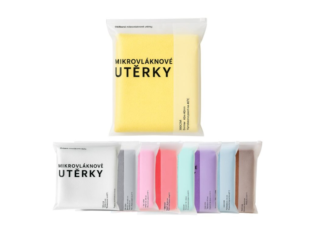 UMYEM mikrovláknové utěrky – sada 5 ks