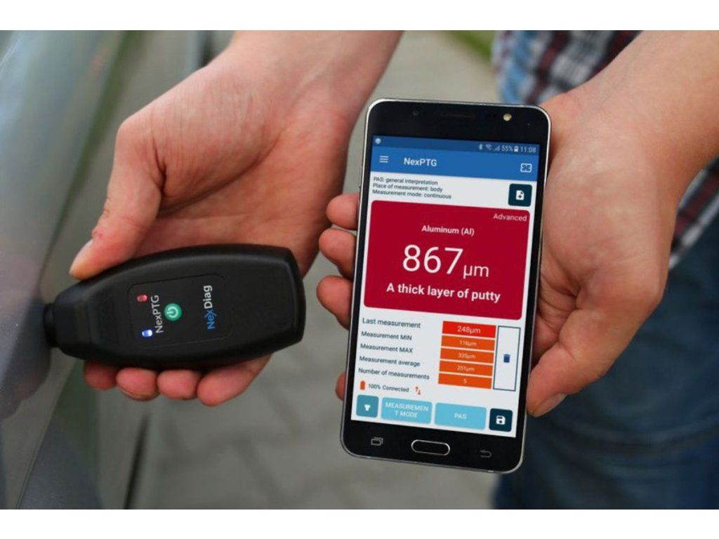 Měřič tloušťky laku NexDiag NexPTG Advanced